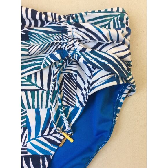 Bleu Rod Beattie Bikini Bottom High Waist Tropical Swimwear - Picture 4 of 10